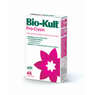 BIO-KULT PRO-CYAN N45 – supertoode põiepõletike puhuks Bio-Kult Pro-Cyan on uudne kolmetoimeline valem, mis sisaldab elusaid baktereid, kes täiendavad soole mikrofloorat terve inimese seedekulglale omaste bakteritega ja kaitseb kuseteede limaskesti, takistades patogeensetel baketritel sinna kinnitumast.