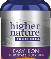 True Food® Easy Iron raud 90 True Food Easy Iron on saadud fermenteeritud toidupärmile (Saccharomyces cerevisiae) aktiivsete komponentide lisamise teel. Nii saadakse raualisand, mis on parima imenduvuse ja biosaadavusega ning mis ei tekita seedevaevusi. Raud aitab vähendada väsimust ja kurnatust ning soodustab normaalset energiatootmist.