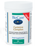 Cysteine Complex 60 maksale Uus efektiivne toitainete kompleks, mis sisaldab brokoliidusid, n-atsetüültsüsteiini, alfalipoehapet ja molübdeeni. Granaatõunaekstrakt sisaldab rikkalikult antioksüdante, sealhulgas ellaaghapet. Toetab keha loomulikku puhastumisvõimet ning maksa tervist.