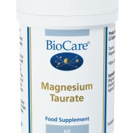 Magneesium tauraat 60 Magneesium tauraat on toidulisand, mis sisaldab mangeesiumi ja L-tauriini. Tauriin on väävlitsisaldav aminohape, mida esineb kõige rohkem südamekoes ja ajus. See mängib olulist rolli neurotransmitterite tasakaalus.